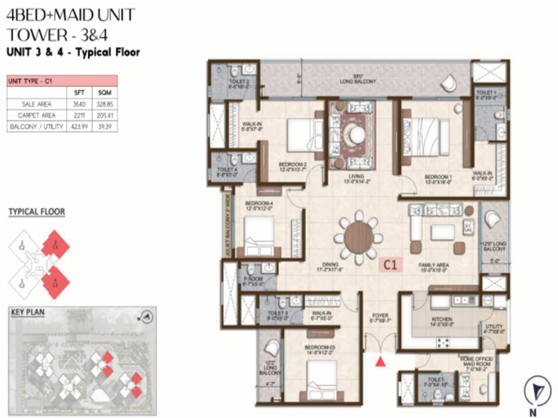 Prestige Evergreen Floor Plan